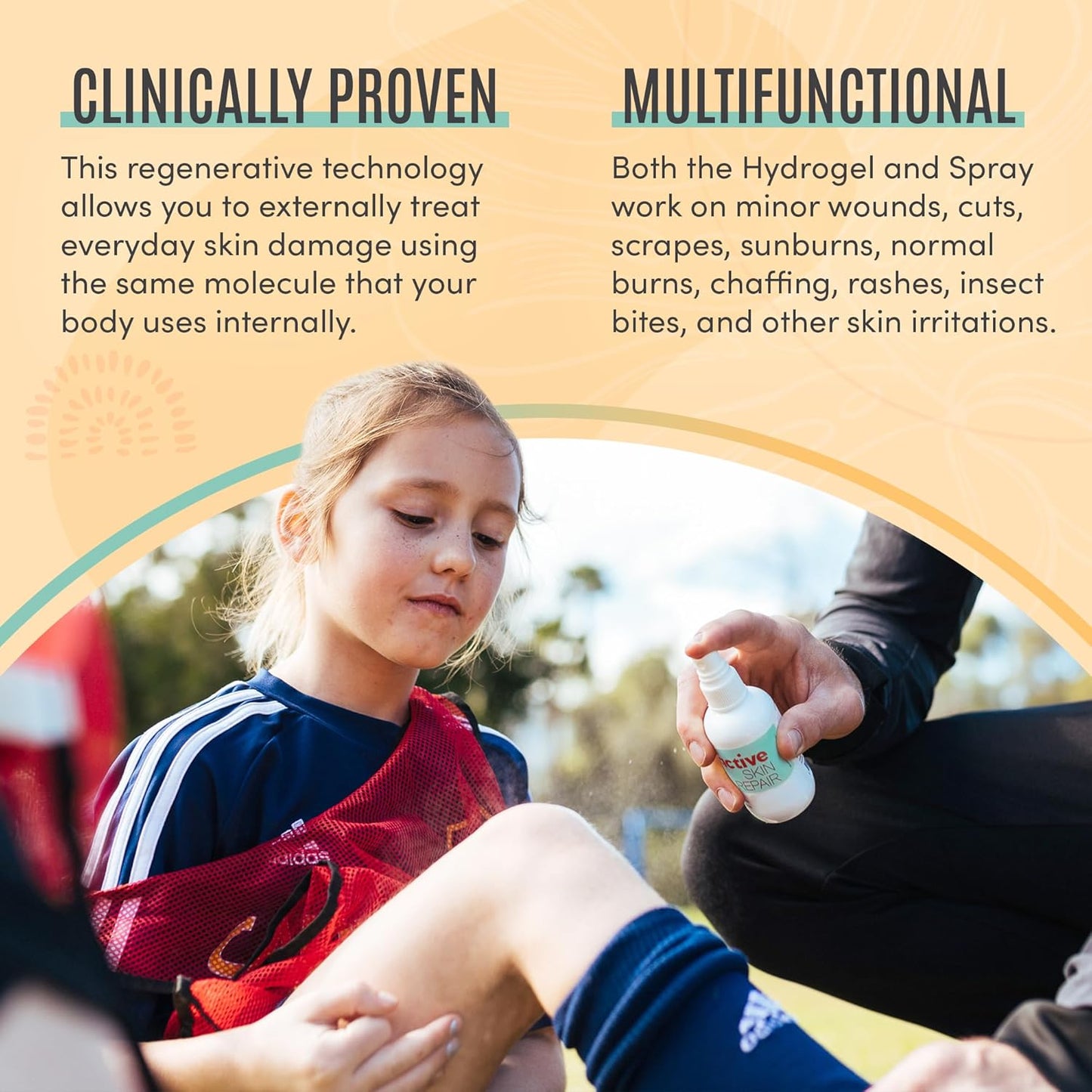 Active Skin Repair - First Aid Natural & Non-Toxic Healing Ointment & Antiseptic Spray for Minor Cuts, Wounds, Scrapes, Rashes, Sunburns, and Other Skin Irritations (Bundle, Combo, 3 oz Each)