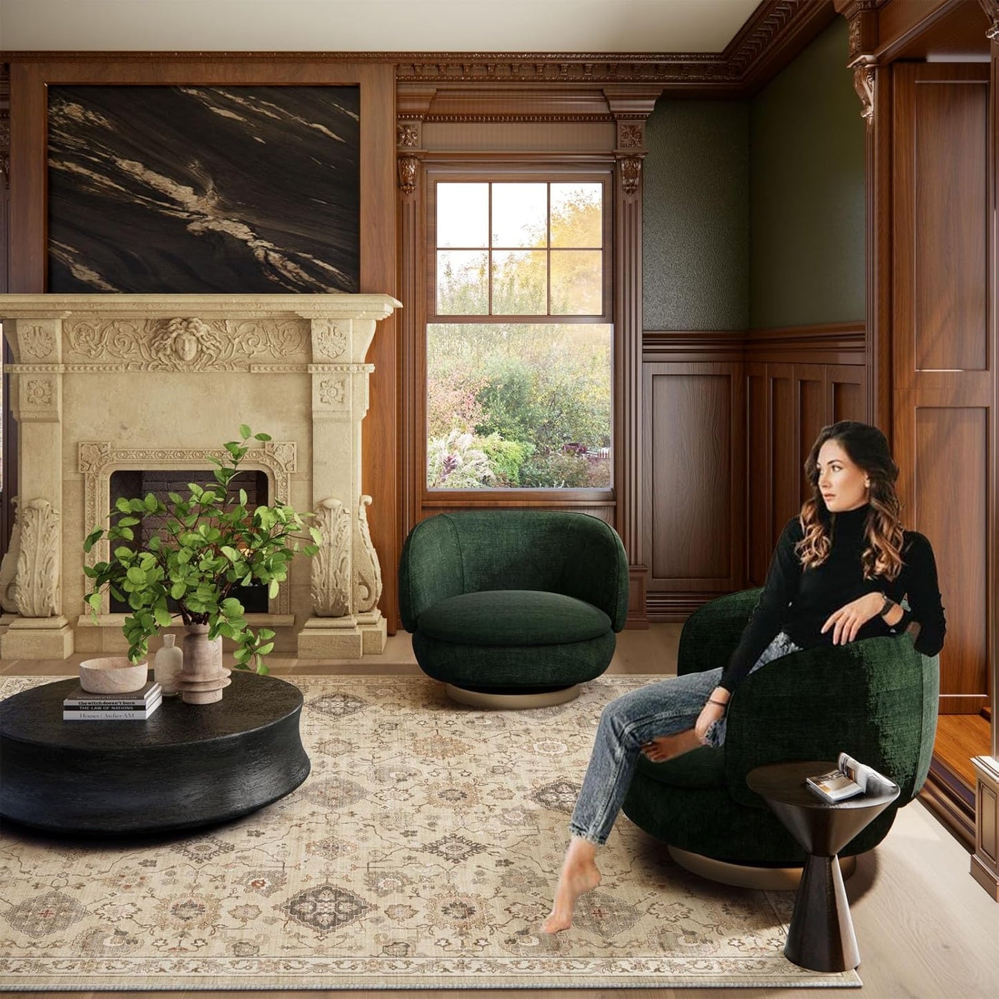 Machine Washable Hallway Runner Rug: 2'x10' Kitchen Rugs Stain Resistant Non Slip Low Pile Soft Carpet Runners for Hallways Indoor Entryway Kitchen Beside Bedroom Bathroom Farmhouse