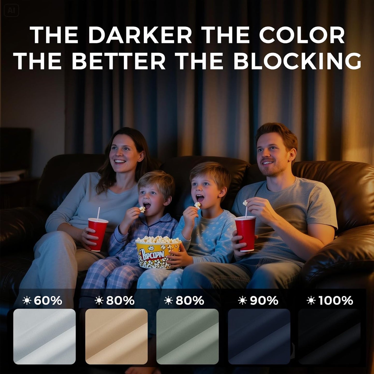 NICETOWN Greyish White Curtains 84 inches Long 2 Panels Set, Thermal Insulated Grommet Curtains, Easy Clean Light Blocking Shades for Living Room, Bathroom, Window, Holiday Decor, Kids Room