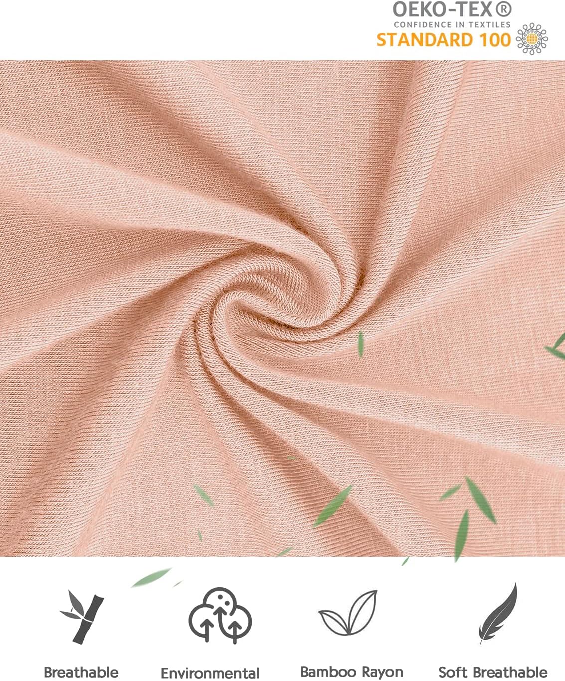 Jimonda Baby Romper Boys Girls Bamboo Pajamas 2-Way Zipper Footed Unisex Zip-Up Sleepers Sleep and Play pjs