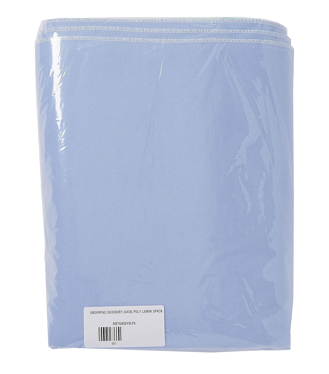 Medline Quick Dry Washable Underpads, Large Bed Pads 34"x36", Use For Incontinence Pads, Potty Training Pads, Pet Pads, 3 Pack