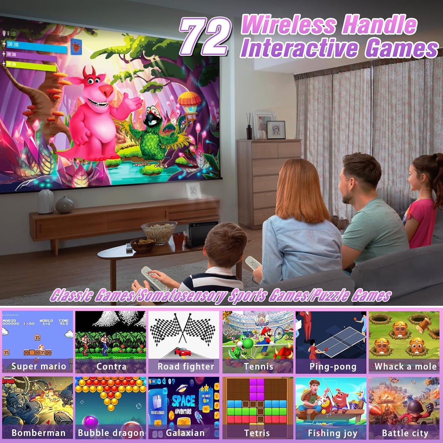 Dance Mat, Electronic Dance Mat for TV with HD Camera, Wireless Double User Dance Mat with Game Controller, Non-Slip Dance Pad for Kids Adults, Christmas Birthday Gifts for Girls Boys