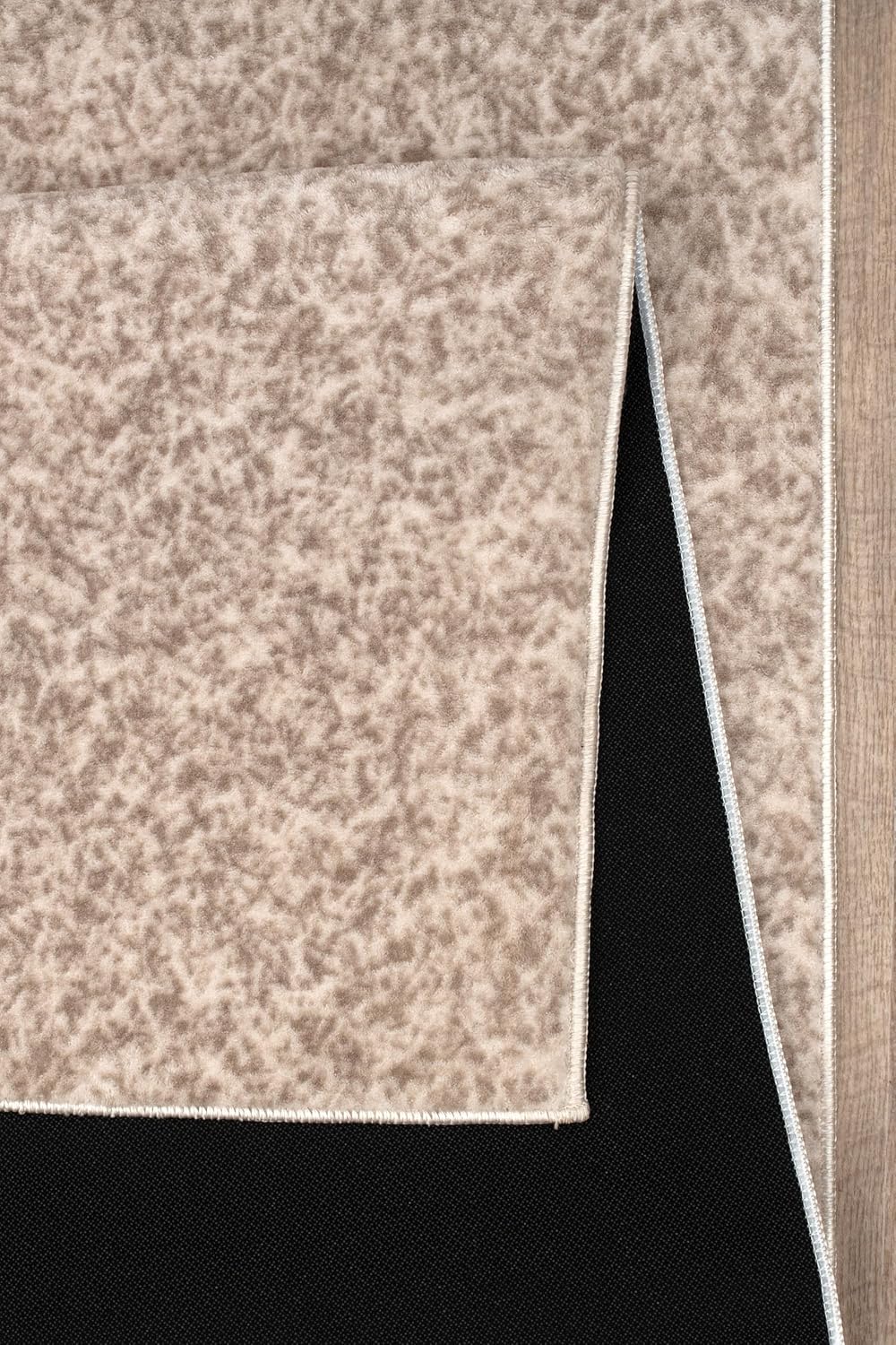 Non-Slip Washable 5x7 Abstract Mink Beige Area Rugs for Living Room Bedroom, Ultra Soft Bedside Rug, Indoor Floor Carpet for Kids Girls and Boys, Dorms, Nursery Rooms, Non-Skid Area Rug, 5' x 7'