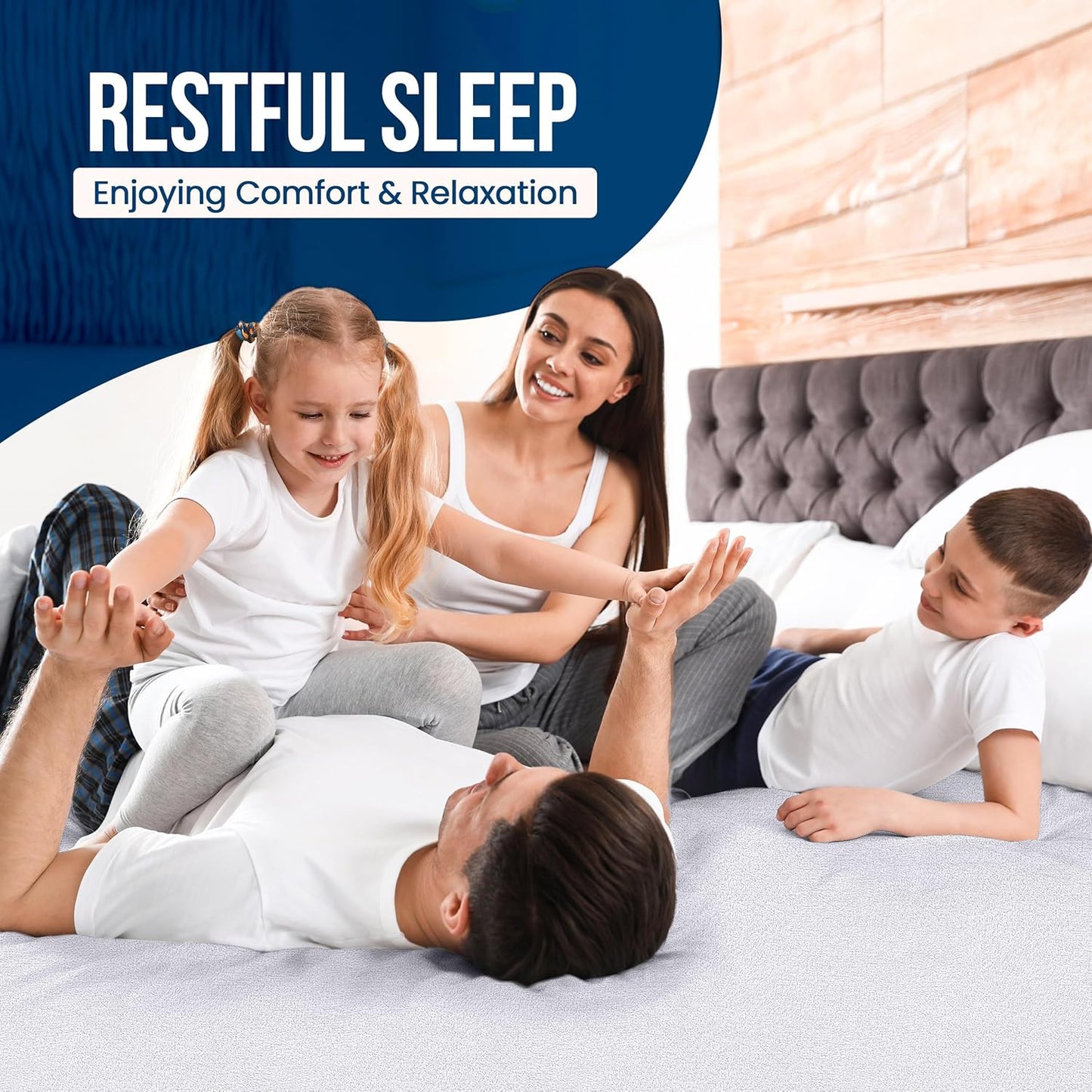 Utopia Bedding Waterproof Mattress Protector Super Queen Size, Premium Terry Mattress Cover 200 GSM, Breathable, Fitted Style with Stretchable Pockets (White)