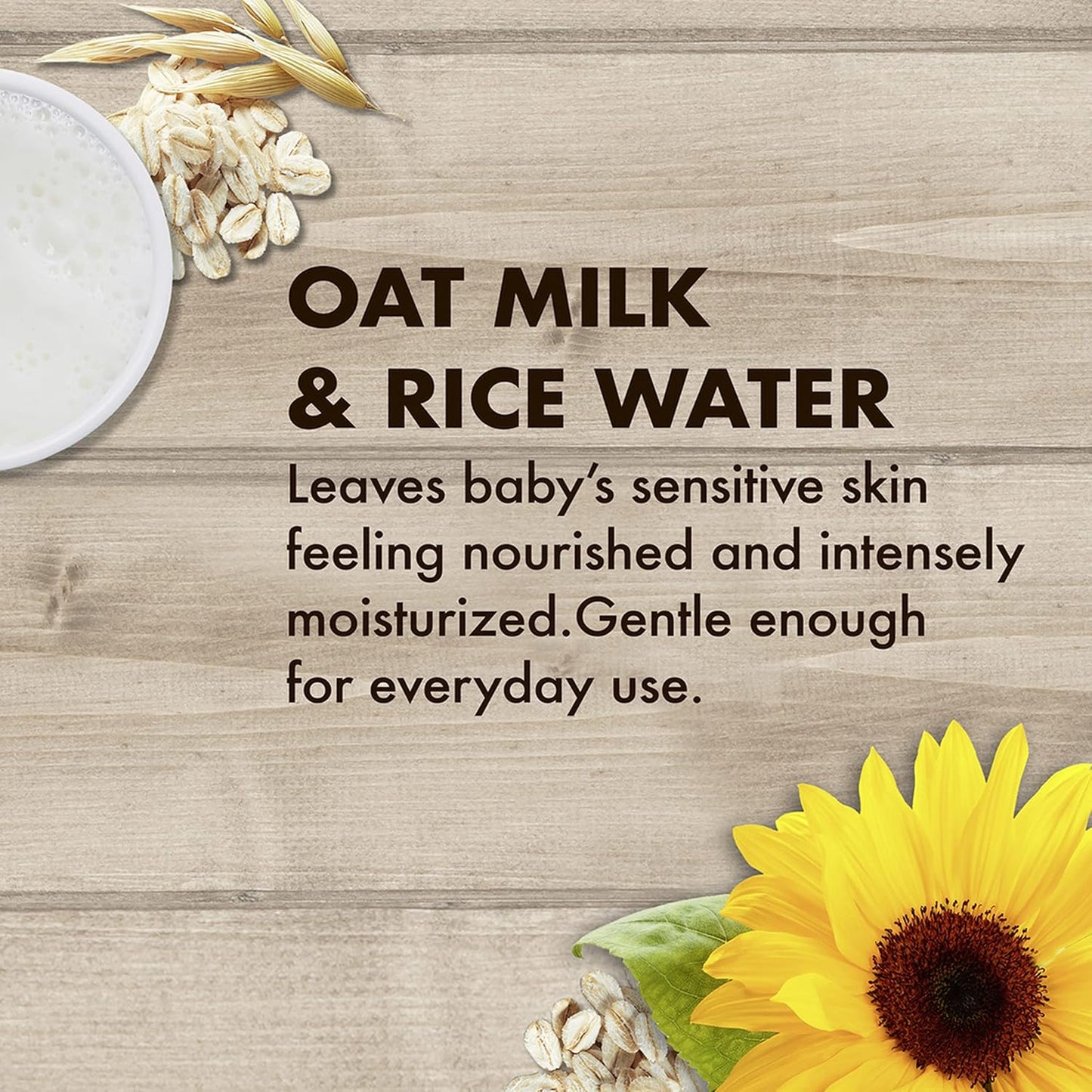 SheaMoisture Baby Wash and Shampoo 21 oz 2 Count - Oat Milk and Rice Water Care with Shea Butter for Sensitive and Dry Skin, Hypoallergenic, Sulfate and Paraben Free, Fragrance Free