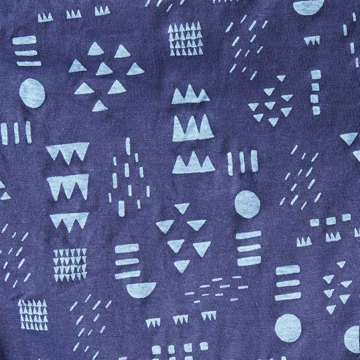 HonestBaby Organic Cotton Changing Pad Cover, Pattern Play Navy, One Size