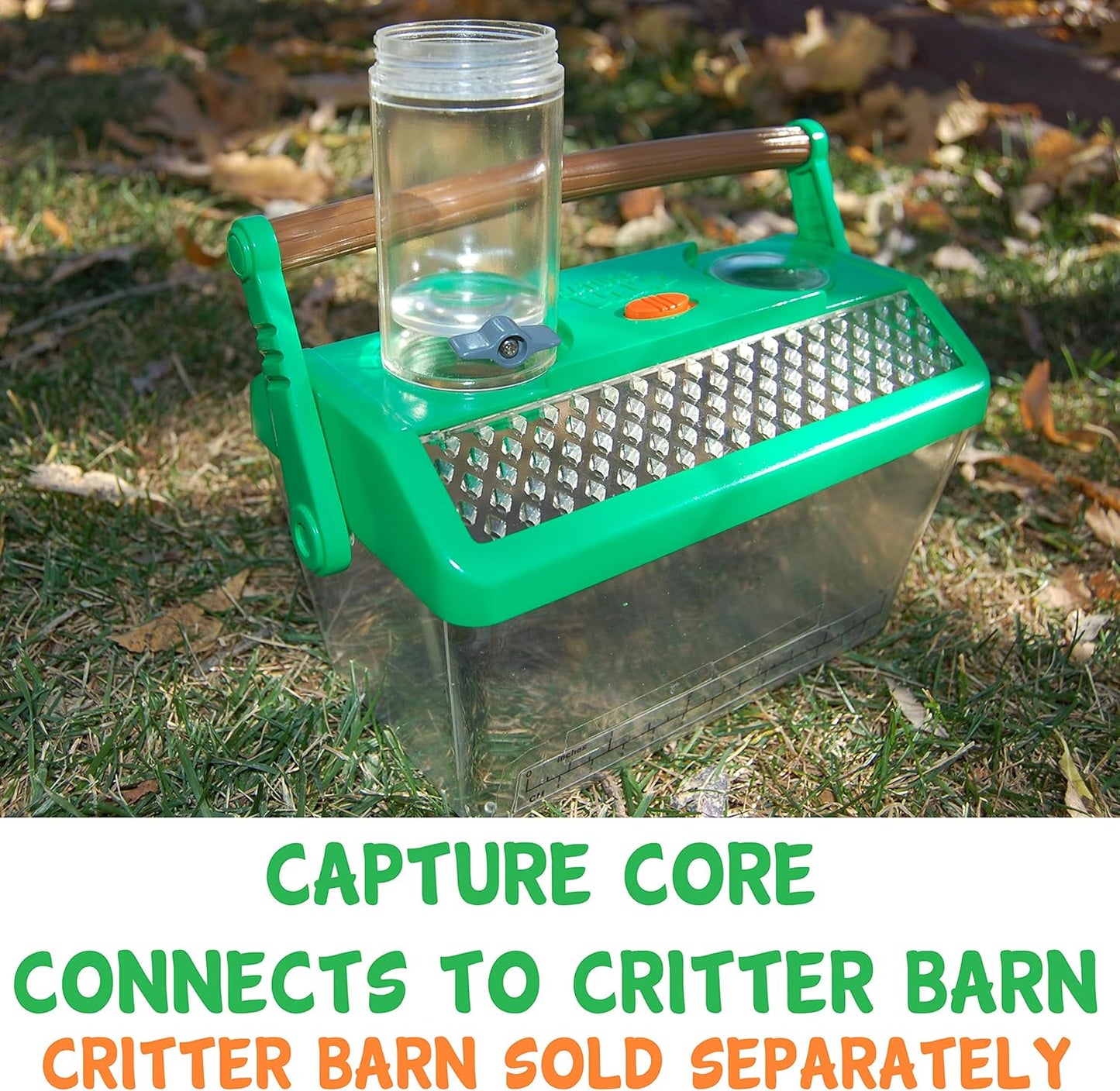 Nature Bound Bug Catcher Toy | Eco-Friendly Bug Vacuum, Catch and Release | Ages 3 to 12 Indoor/Outdoor Play Toy | Includes Capture Core with Magnification | Complete Kit for Kids | Green