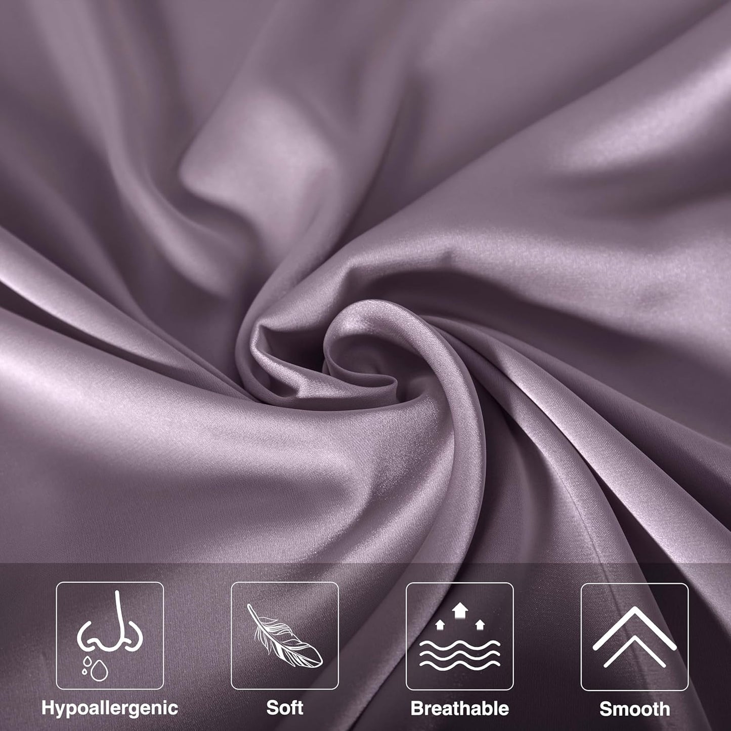 Mulberry Silk Pillowcase for Hair and Skin,Cooling Silk Pillow Case with Hidden Zipper,Allergen Proof Dual Sides Soft Breathable Smooth Silk Pillow Cover for Women (Pink Purple,Standard)